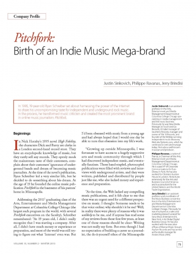 Pitchfork: Birth of an Indie Music Mega-brand